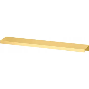 Nábytkové kování Nábytková úchytka hranová ZLATÁ MATNÁ lehká odolná UA06 80CM 780/800