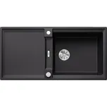 Blanco Adira XL 6 S, silgranitový dřez 1000x500x200 mm, 1-komorový, černá, BLA-527617