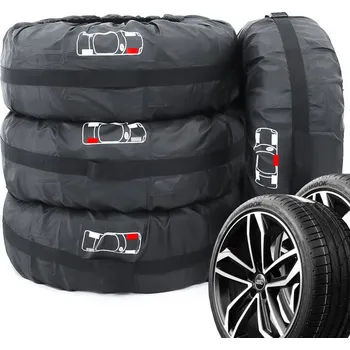 Poklice na kolo SADA 4 KUSŮ 4K OBALŮ NA KOLA / PNEUMATIKY 16 - 22 PALCŮ