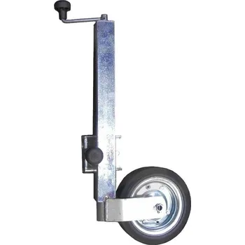 Přívěs WINTERHOFF Kolečko opěrné s otočným držákem WW ST 60-PVDL-560-255 VB (ocelový disk) 500 kg