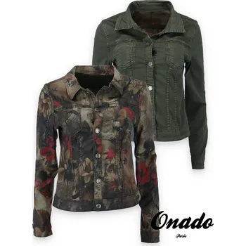 Dámské džíny Bunda džínová oboust Onado DC380-VB khaki velikost: S