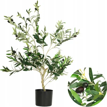 umělá květina Pokojové rostliny ViviArt umělý olivovník 80 cm zelený