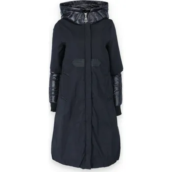 Dámská bunda Zimní kabátek dlouhý M536A Itálie barva: černá, velikost: M