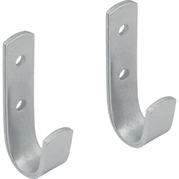 Věšák 2x Háček na zeď do garáže rovný - HMU 90x30