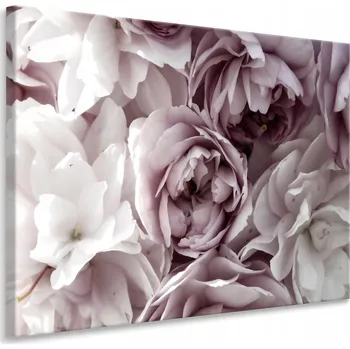 Obraz Obraz Na Plátně Příroda PIVOŇKY Květy Třešně Rostliny Retro Styl 30x20