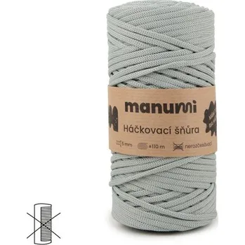 Příze Manumi háčkovací polyesterová šňůra 5 mm pistáciová