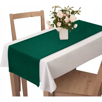 ubrus BĚHOUN NA STŮL 40x220 HLADKÝ UBRUS VÝBĚR BAREV ZELENÁ BÉŽOVÁ ŠEDÁ 40x220 cm