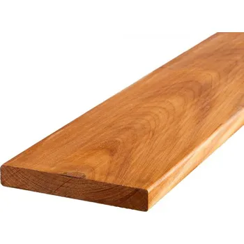 Terasové prkno DLH Hrdina, spol. s r.o. Garapa hladká/hladká 140 mm Délka: 1550 mm, Hloubka: 20 mm