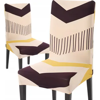 Potah na židli DEKORATIVNÍ UNIVERZÁLNÍ POTAH NA ŽIDLI S GUMIČKOU, ELASTICKÝ