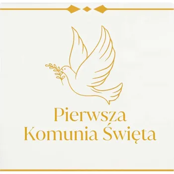 Papírový ubrousek Ubrousky K Prvnímu Svatému Přijímání Papírové Svaté Přijímání Dekorace Stolu Ozdobné Skládané