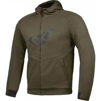 Moto bunda Mikina na motorku IXON Touchdown khaki-černá M