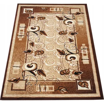 Koberec KOBEREC TURECKÝ KLASICKÝ BÉŽOVÝ TURECKÉ KOBERCE DO OBÝVÁKU BCF MODERNÍ 100X190