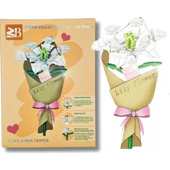 ostatní stavebnice Lilie: Květina z 3D kostek