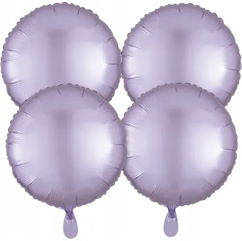 Balónek Balónky fóliové kulaté Satin Luxe Pastel Lil 4ks