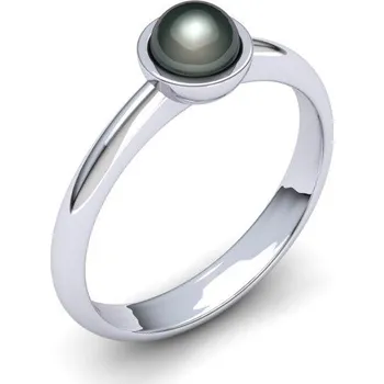 Prsten Prsten s černou perlou PP21001 Materiál: Červené zlato 14kt, Velikost: 56