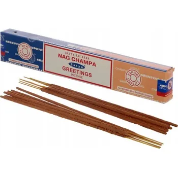 Vonná tyčinka Vonné tyčinky Satya Nag Champa & Greetings, Pozdravy