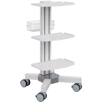 VPI - 13, přístrojový vozík, výškově stavitelné police, bílý