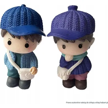 Figurka Habarri figurky holčička a chlapec z Paříže 2 ks