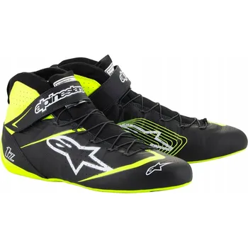 Moto obuv Boty Alpinestars Tech 1-Z v3 FIA 8856-2018 černo-žluté vel. 39