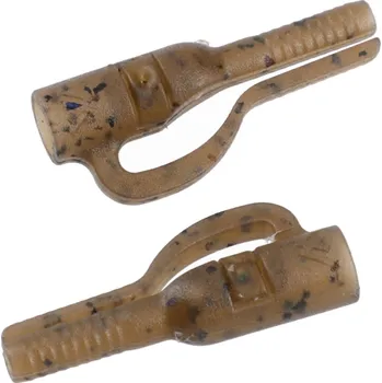 Rybářský háček Mikado závěska SAFETY CLIP - LEAD CLIP WITH PIN - CAMO - 10 ks