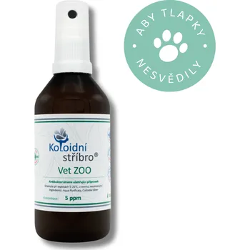 Kosmetika pro psa Koloidní stříbro Vet ZOO 100 ml Koncentrace: 30 ppm