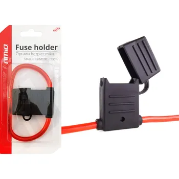 Autopojistky Držák pojistek, MAXI zásuvka s 30 cm kabelem AMIO-02338