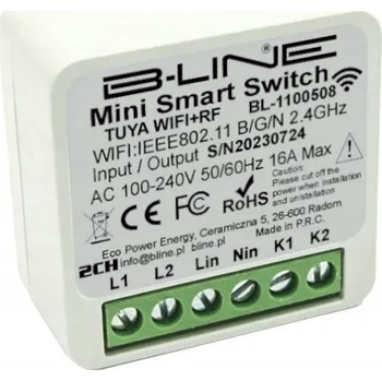 IP kamera MINI BOX WIFI+RF PRS TUYA ovladač/řídicí jednotka do instalační krabice (2 KANÁLY)