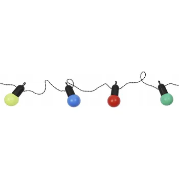 Venkovní osvětlení Solární girlanda žárovková 20 LED barevná