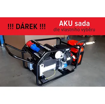 Elektrocentrála HONDA Rámová profesionální elektrocentrála TP 12 HP s podvozkem H720408