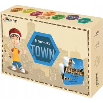 Desková hra Společenská hra MemoRace Město Regipio