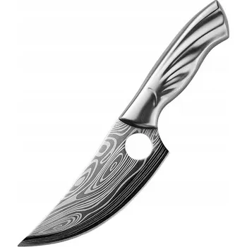 Kuchyňský sekací nůž Fukaja - Stříbrná/Vzor/Bez pouzdra KP-18451