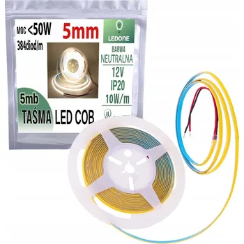 LED páska LED pásek LED-ONE 50 W neutrální bílá 12V 5 m IP20 384 LED/m