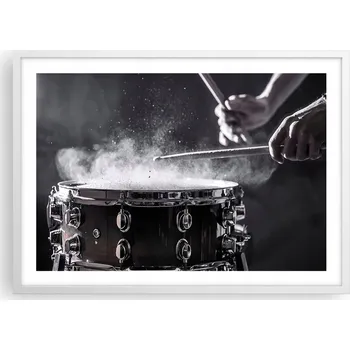 Obraz Plakát v bílém rámu do obýváku ložnice 70x50 hudba moderní obraz