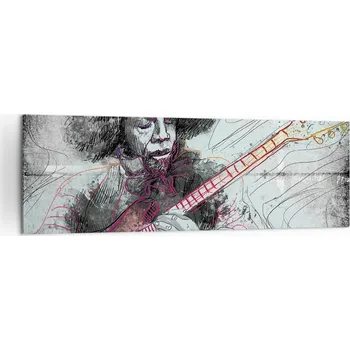 Obraz Velký obraz do obýváku 160x50 hudba moderní fototisk na plátně obrazy