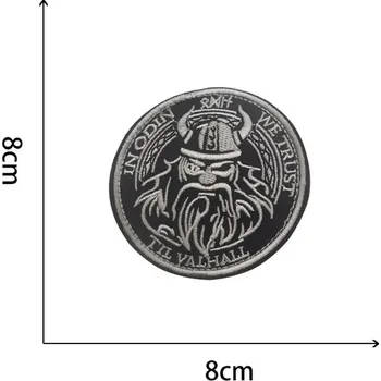 Nášivka WARAGOD Vyšívaná nášivka Severní Evropa Viking 06