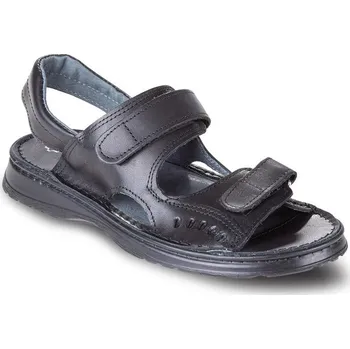 Pánská obuv Pánské kožené sandály černé vel. 42