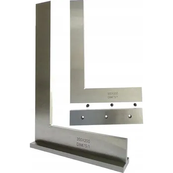 Úhloměr Zámečnický úhelník se základnou 300x200 DIN 875/1