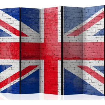 Paraván Paraván - Britská vlajka II Velikost: 225x172 cm, Provedení: Jednostranný