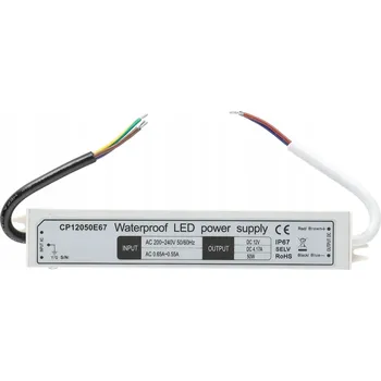 LED osvětlení LED zdroj pro LED PÁSKY 12V 50W 4,16A IP67 - instalační