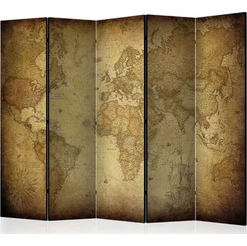Paraván Paraván - Stará mapa II Velikost: 225x172 cm, Provedení: Jednostranný