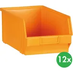 ArtPlast Plastové boxy BASIC, 305 x 480 x 177 mm, 12 ks, žlutooranžová