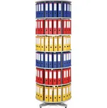 Otočný regál na šanony 101105 šedý