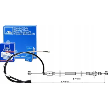 Zavěšení kol ATE LANKO RUČNÍ BRZDY CITROEN XSARA PICASSO