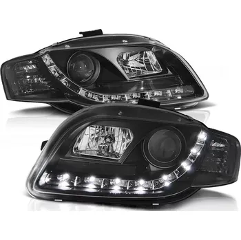 Přední světlomet Přední světlomety Audi A4 B7, 2004-2008, LED Daylight, černé black LPAU42 (LPAU42)