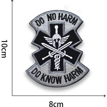 Nášivka WARAGOD Vyšívaná nášivka Do No Harm The Vintage Totem Legion Symbol 05