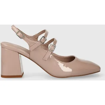 Dámské lodičky Lodičky Aldo VIVIANNE béžová barva, na podpatku, s odkrytou patou, 13715330 13715330.VIVIANNE 80X, EUR 36