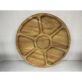 Dřevotéka Dubový servírovací tác - 6 částí 30x30 cm Dubový servírovací tác - 6 částí 30x30 cm