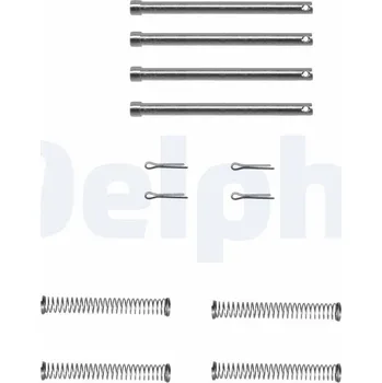 Přislušenství brzdového systému Sada příslušenství, obložení kotoučové brzdy DELPHI LX0097