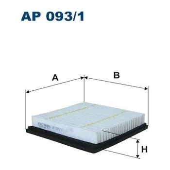 Autodíl Vzduchový filtr FILTRON AP 093/1
