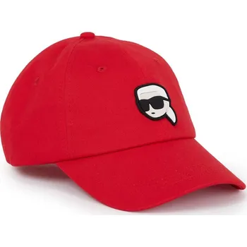 Klobouk KŠILTOVKA KARL LAGERFELD K/IKONIK 2.0 CAP FIERLY RED